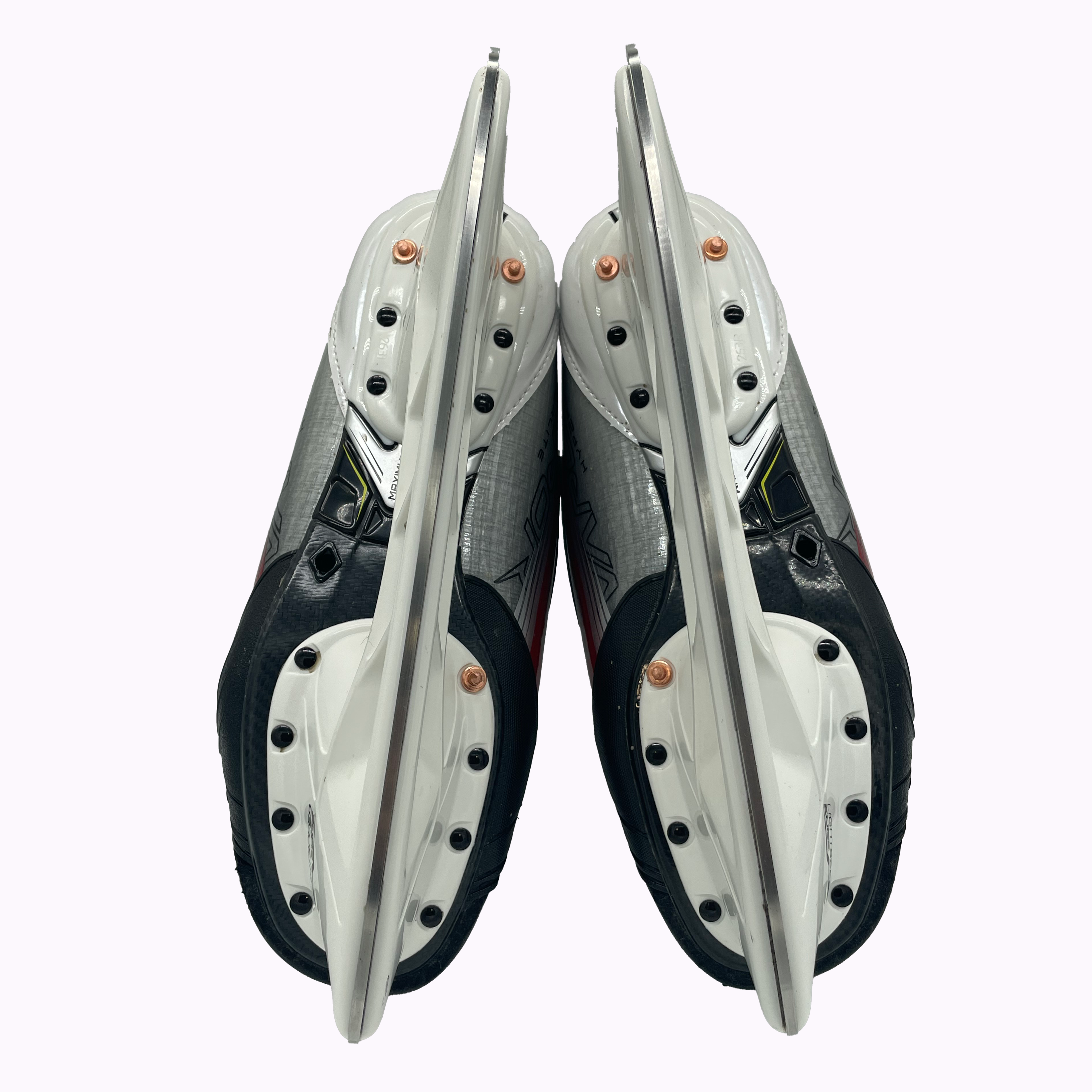 Bauer Vapor Hyperlite 2 – Patins de hockey Pro Stock – Taille 7,5D (rouge)